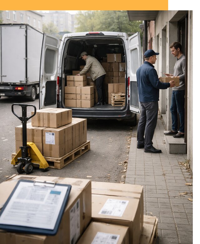 Доставка грузов от двери до двери с таможней от 48132 руб.
