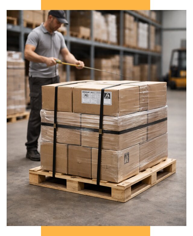 Упаковка и паллетирование грузов от 3744 р. | СетСервис-Юрг