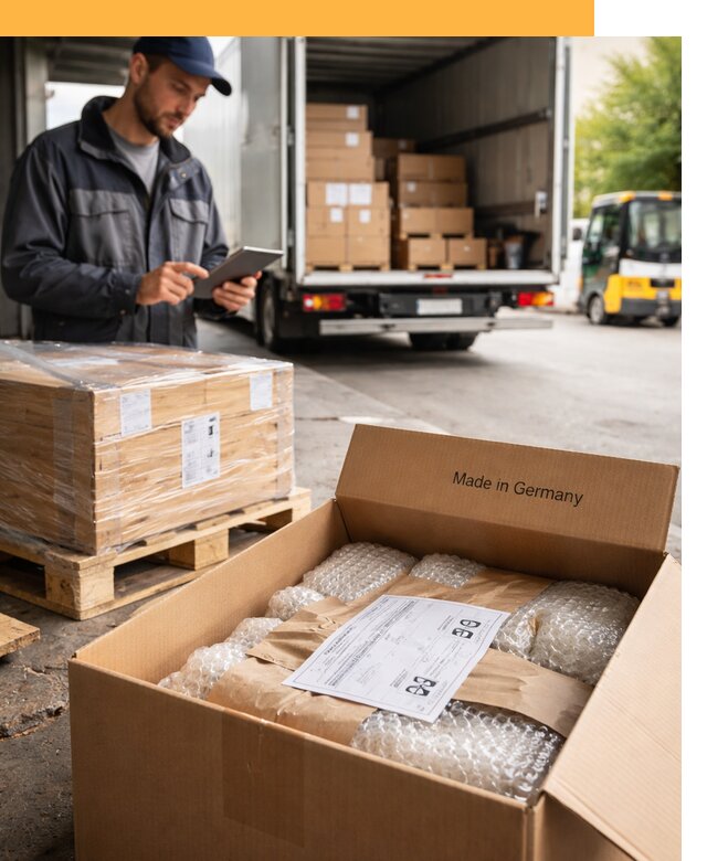 Доставка грузов из Германии от 48132 руб с таможенным оформлением