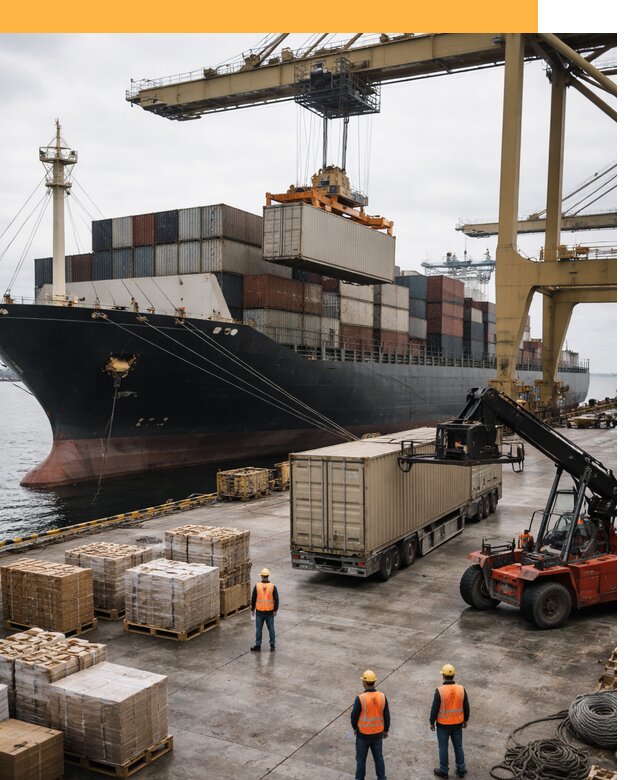 Морские перевозки из Индии: доставка FCL/LCL, таможня от 128352