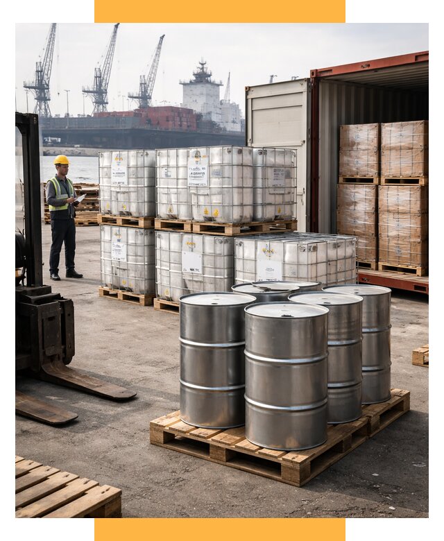 Доставка химического сырья из Индии от 267400 р. | СетСервис-Юрг