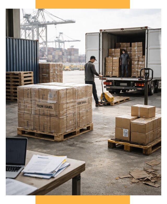 Доставка грузов из Израиля от 16044 р., логистика от СетСервис-Юрг