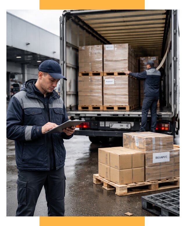Доставка грузов из Беларуси от 16044 р. логистика СетСервис-Юрг