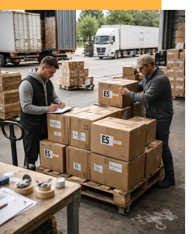 Доставка грузов в Испанию автотранспортом от 37436 руб