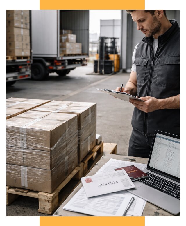 Доставка в Австрию от 69524 р. Логистика и экспорт СетСервис-Юрг