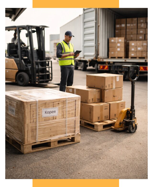 Доставка грузов в Корею из России от 37436 р. | СетСервис-Юрг