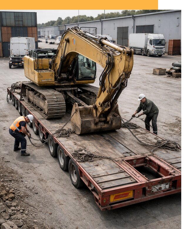 Перевозка спецтехники по России и миру от 48132 руб