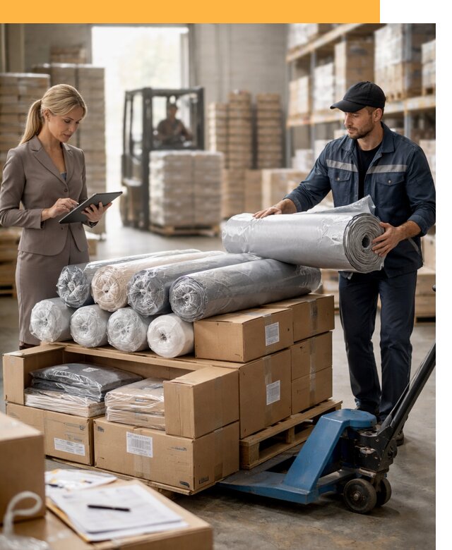 Перевозка текстиля по миру от 16044 руб. с таможней и страхованием