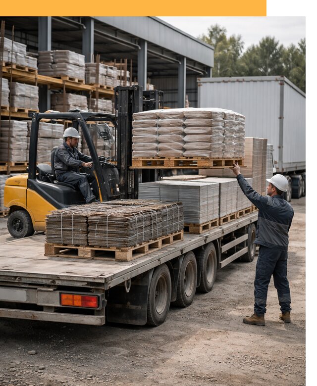 Перевозка строительных материалов по миру от 5883 руб