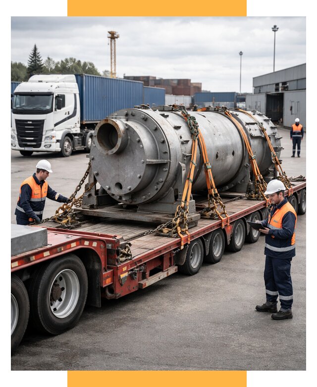 Перевозка тяжеловесных грузов под ключ от 160440 р. | СетСервис-Юрг
