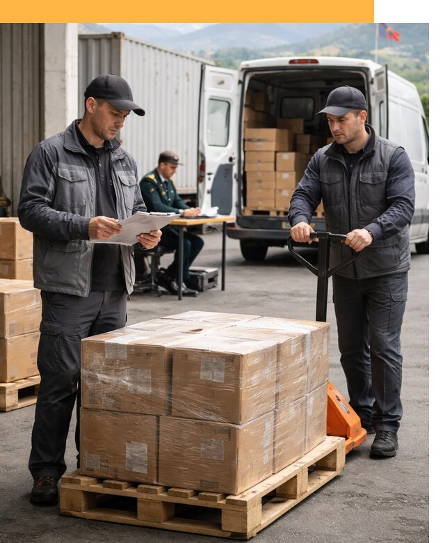 Доставка грузов через Армению, быстрая таможенная очистка от 26740