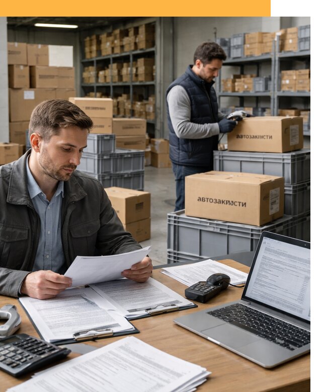 Таможенное оформление автозапчастей по выгодным тарифам от 9092
