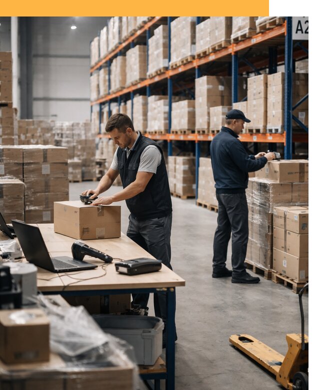 Склад консолидации в Европе: хранение, сортировка от 6952